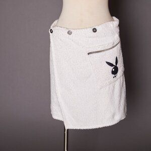 1960s Playboy Terry Cloth Swim Wrap Bath Kilt